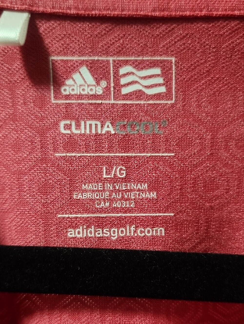 adidas Pink Short-Sleeve Golf Performance Top - Picture 2 of 3